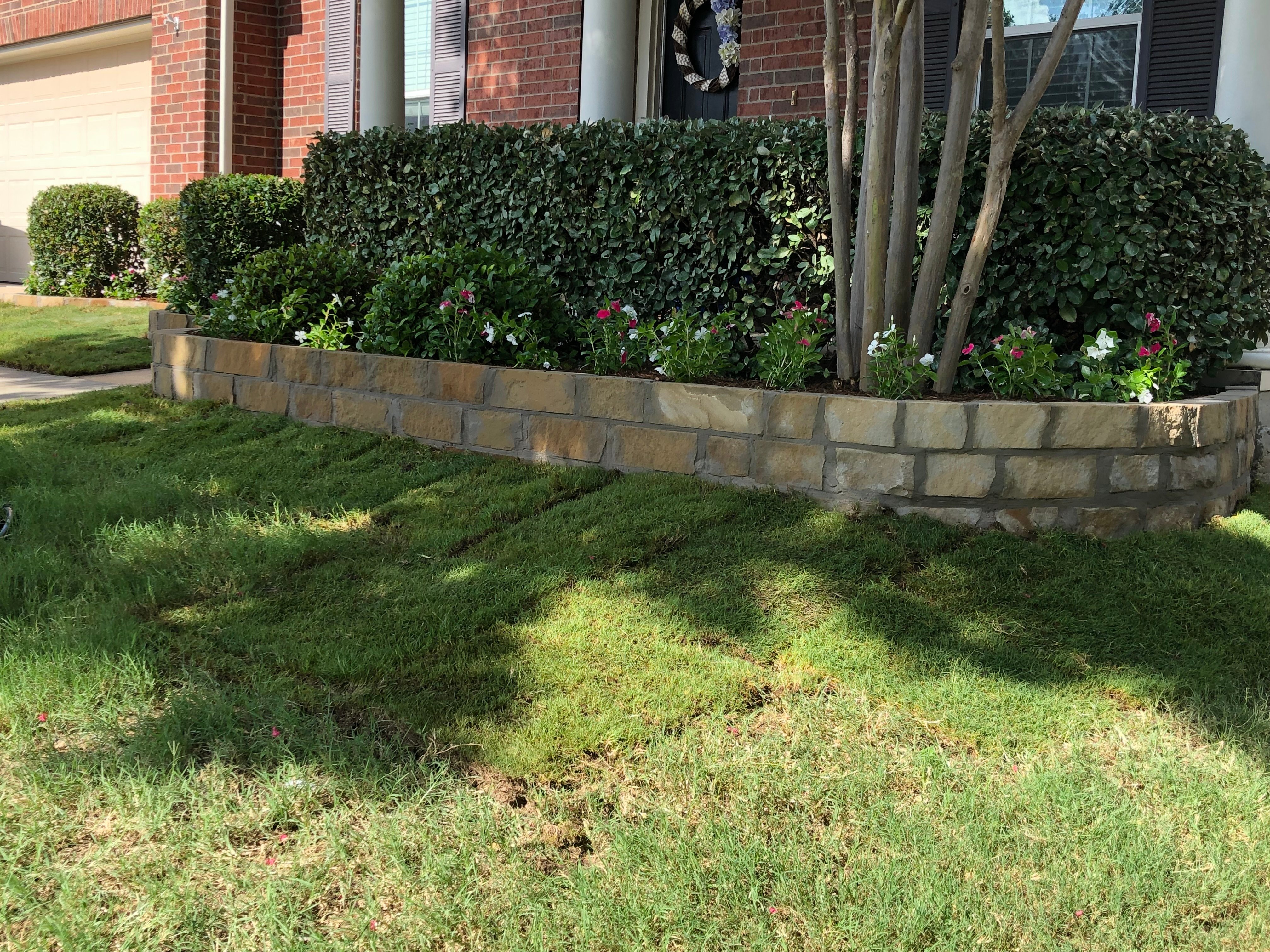 Stone Flowerbed